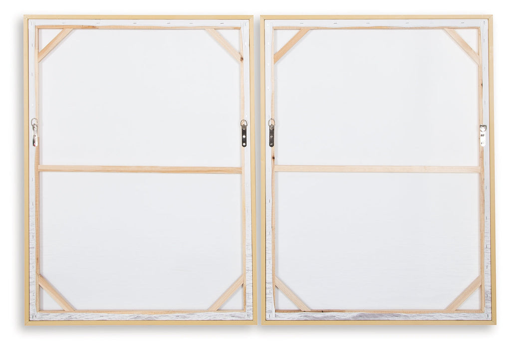 Cashall Gray Wall Art (Set of 2)