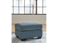 Cashton Blue Ottoman