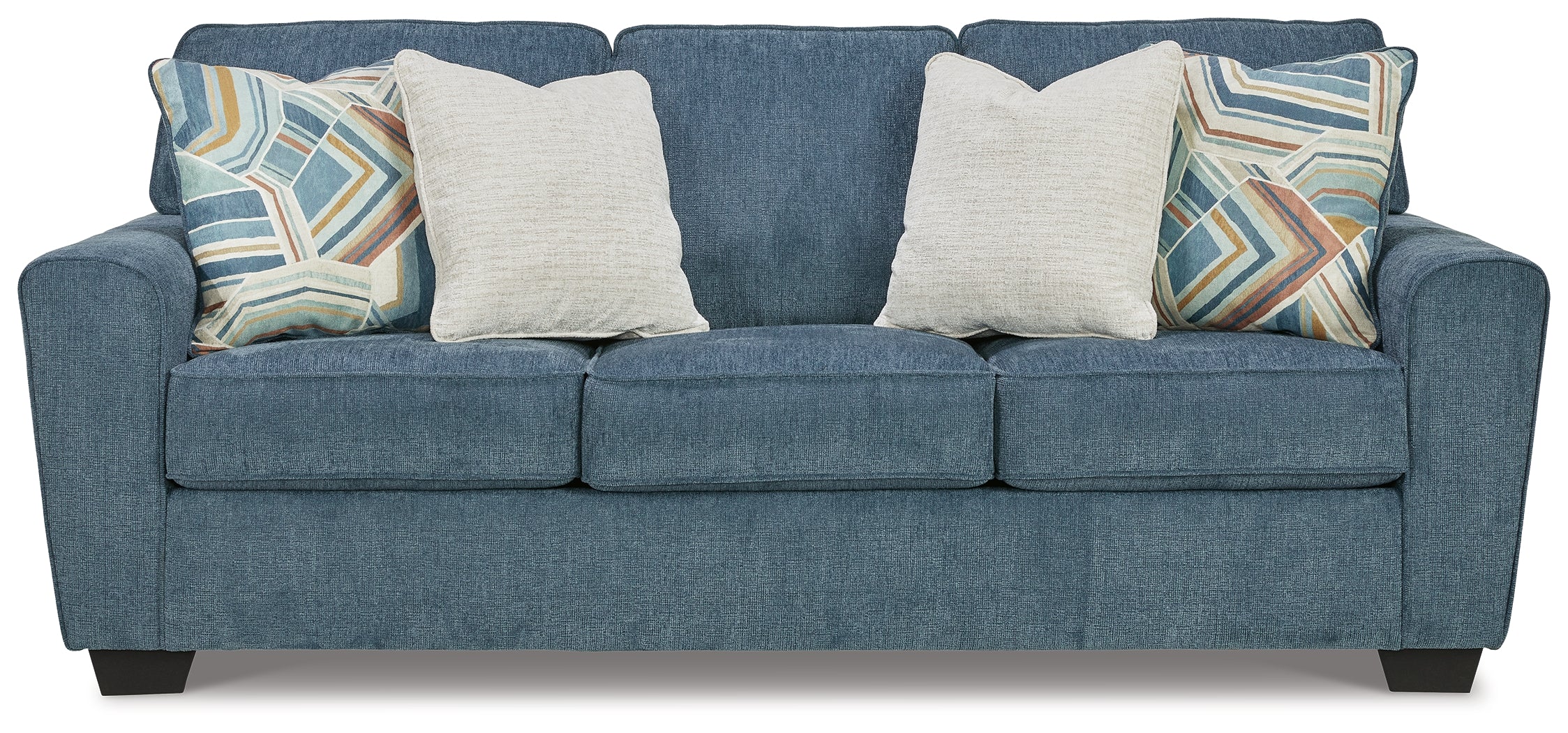 Cashton Blue Sofa and Chair
