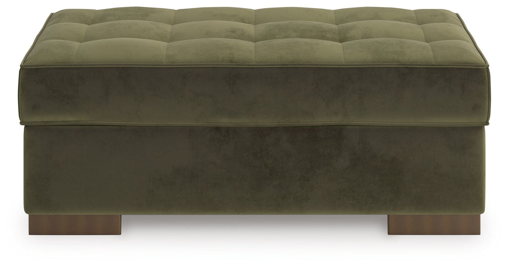 Caspian-Town Olive Oversized Accent Ottoman