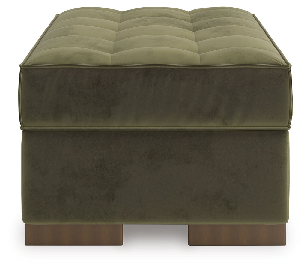 Caspian-Town Olive Oversized Accent Ottoman
