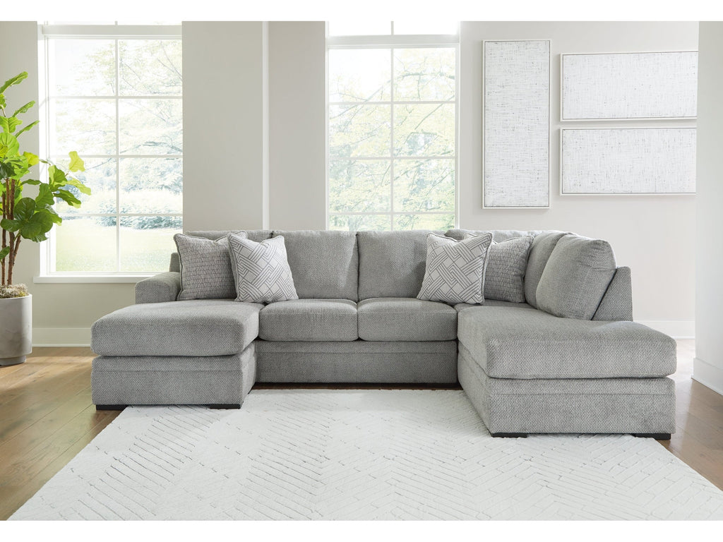 Casselbury Cement 2-Piece Sectional with Chaise