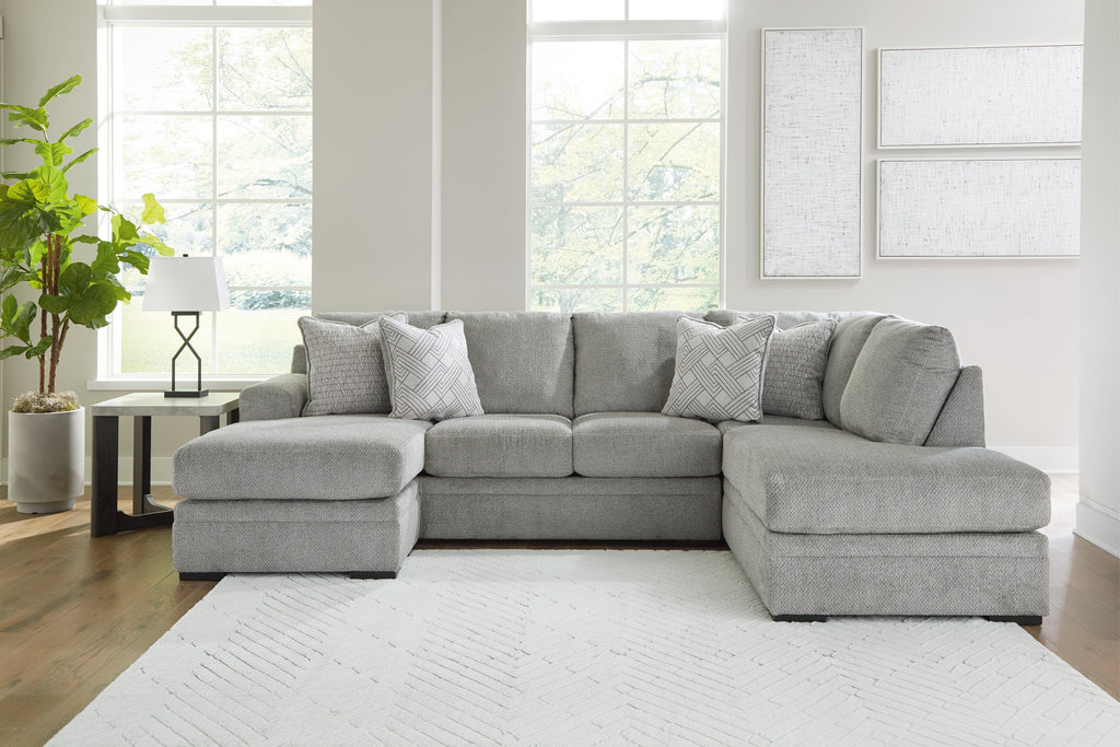 Casselbury Cement 2-Piece Sectional with Chaise