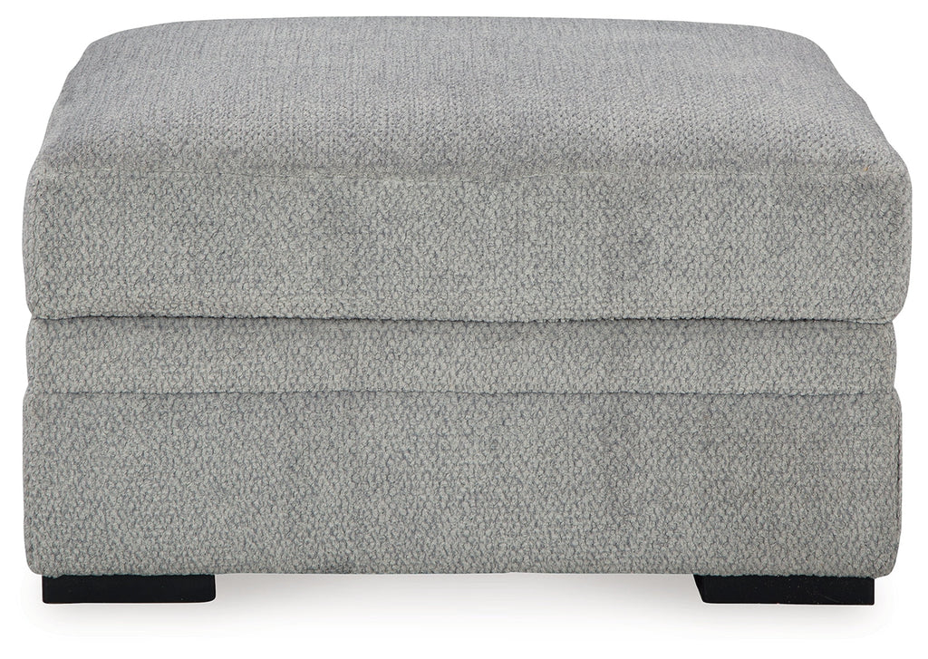 Casselbury Cement Ottoman w/ Storage