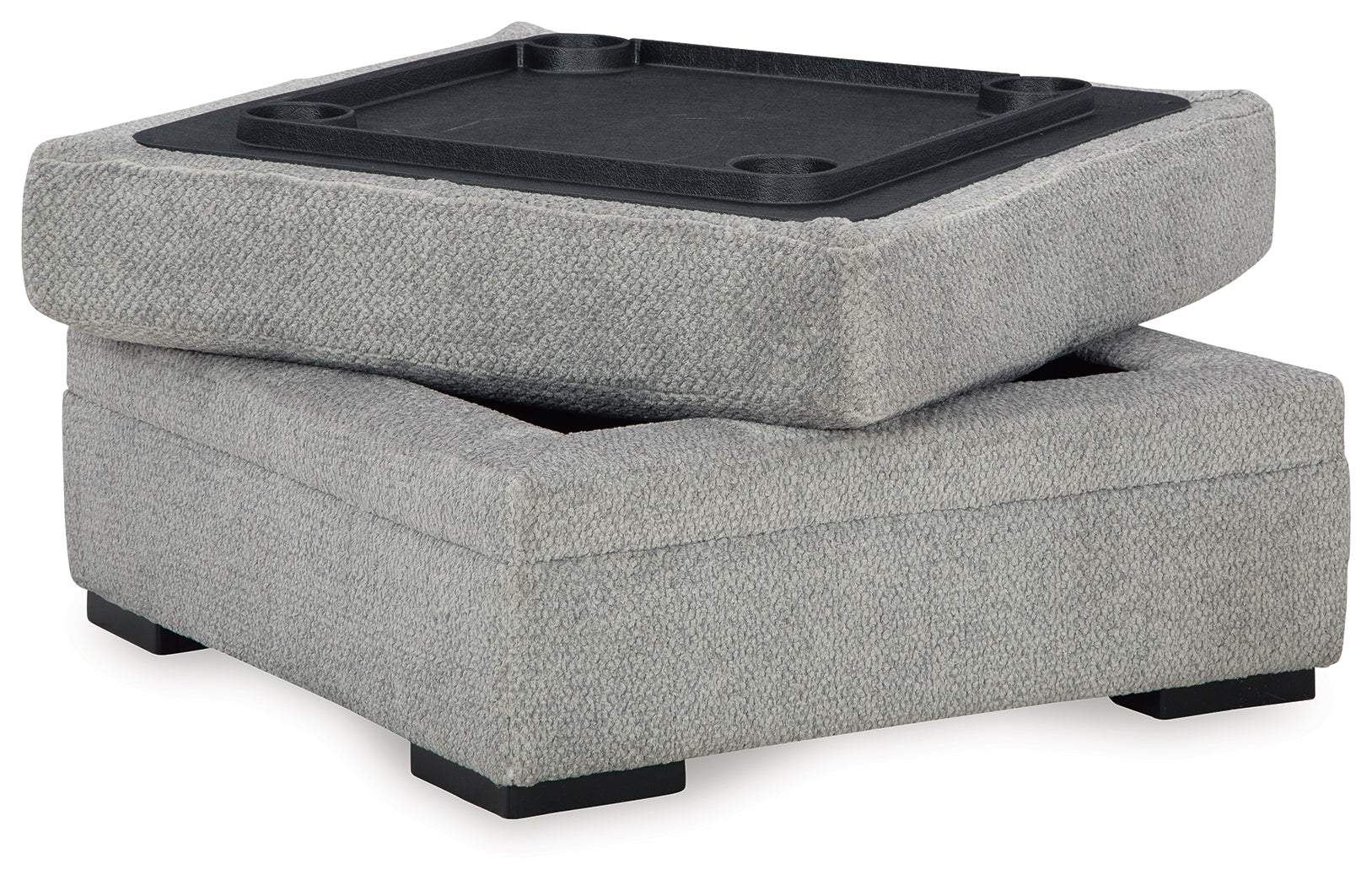 Casselbury Cement Ottoman w/ Storage