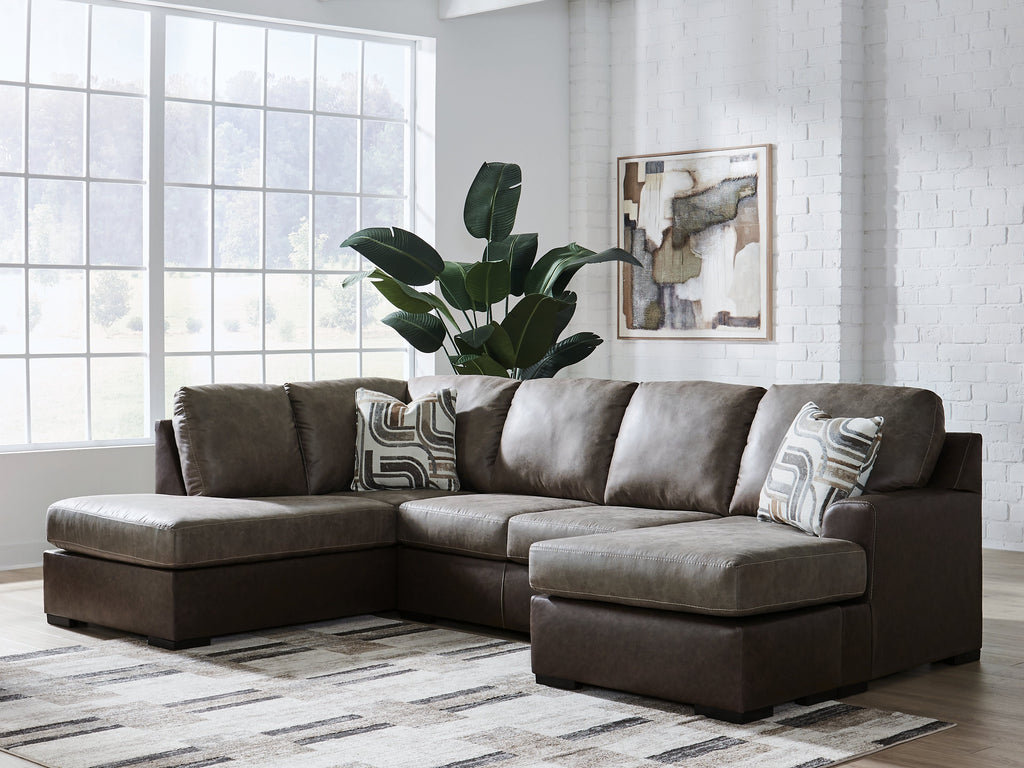 Castille Way Fossil 2-Piece Sectional with Right Chaise