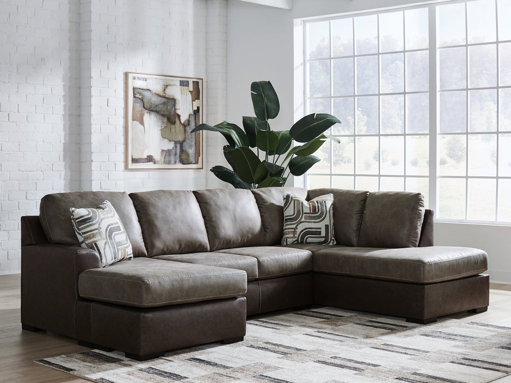 Castille Way Fossil 2-Piece Sleeper Sectional with Left Chaise
