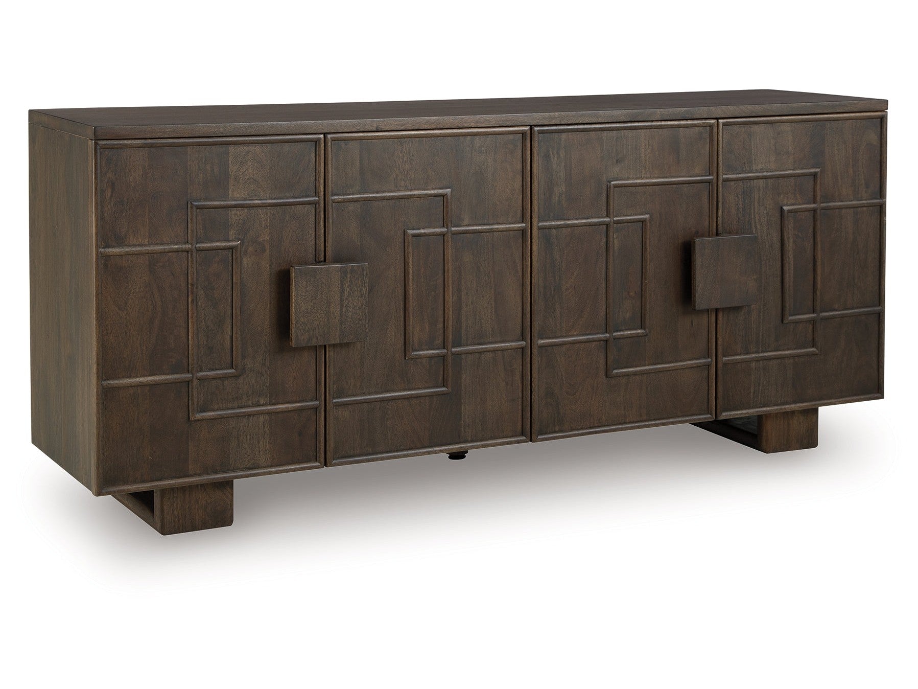 Cato Dark Brown Accent Cabinet