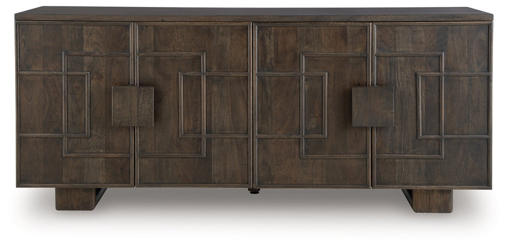 Cato Dark Brown Accent Cabinet