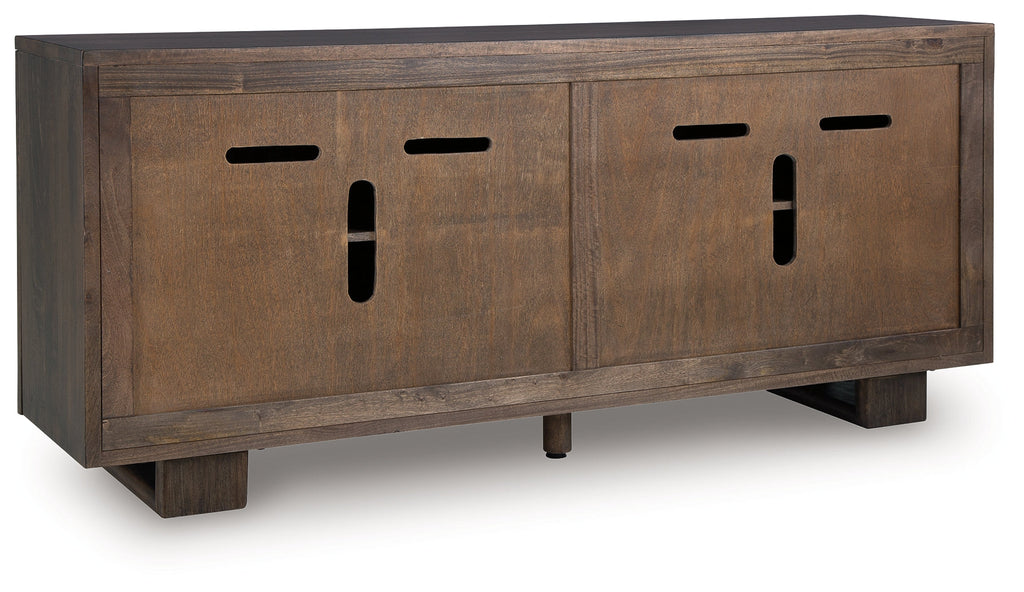 Cato Dark Brown Accent Cabinet
