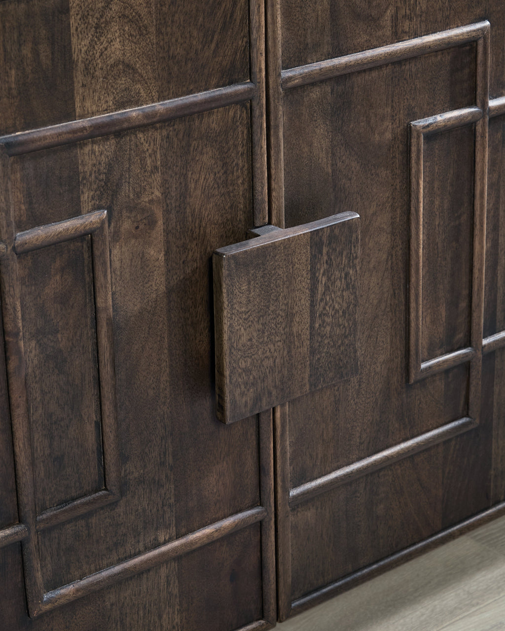 Cato Dark Brown Accent Cabinet