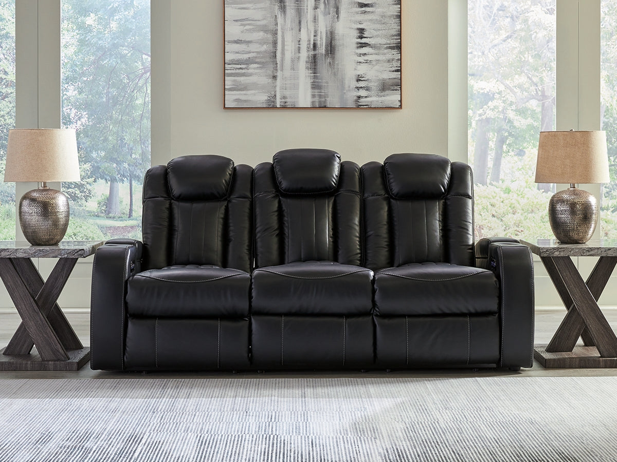 Caveman Den Midnight Power Reclining Sofa