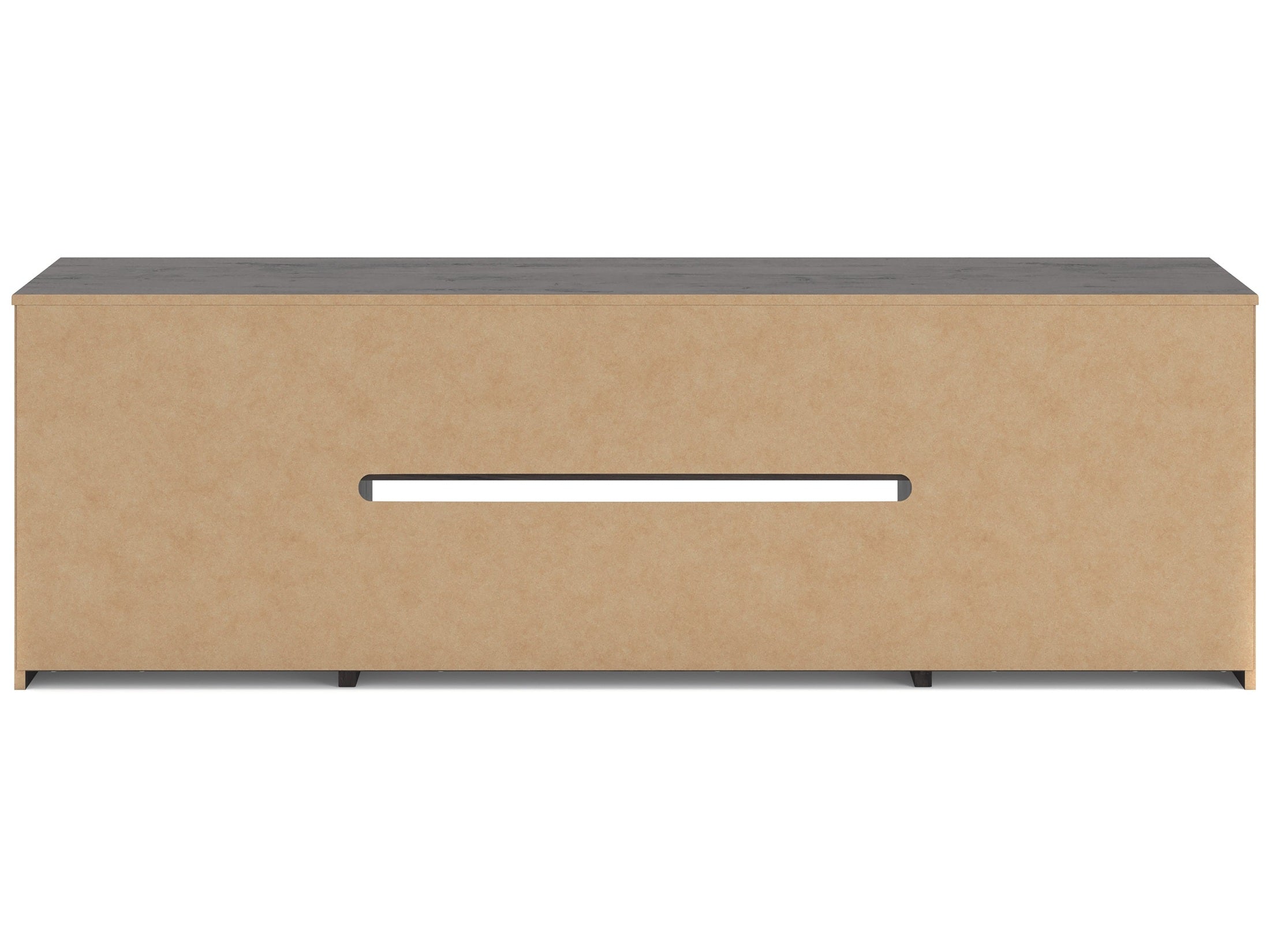 Cayboni Black 71" TV Stand with Electric Fireplace