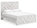 Cayboni Whitewash Queen Panel Bed