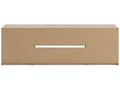 Cayboni Tan 71" TV Stand with Electric Fireplace