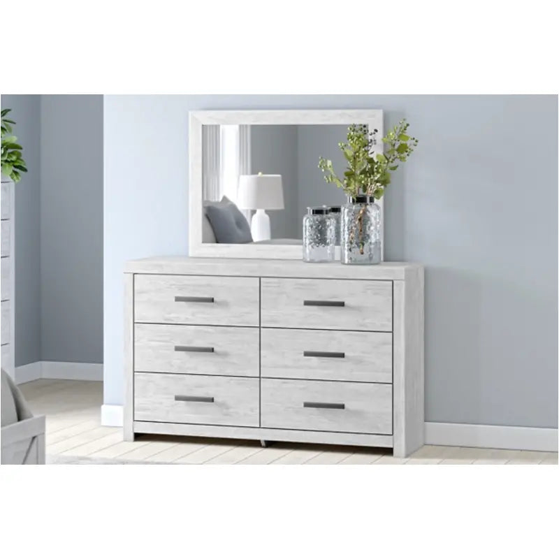 Cayboni Whitewash Bedroom Mirror