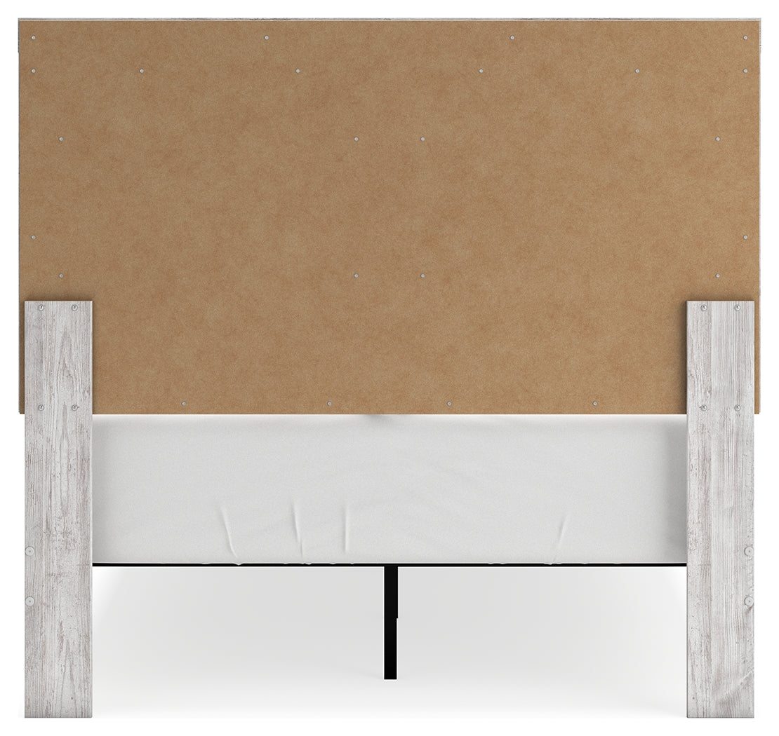 Cayboni Whitewash Full Panel Bed, Dresser and 2 Nightstands