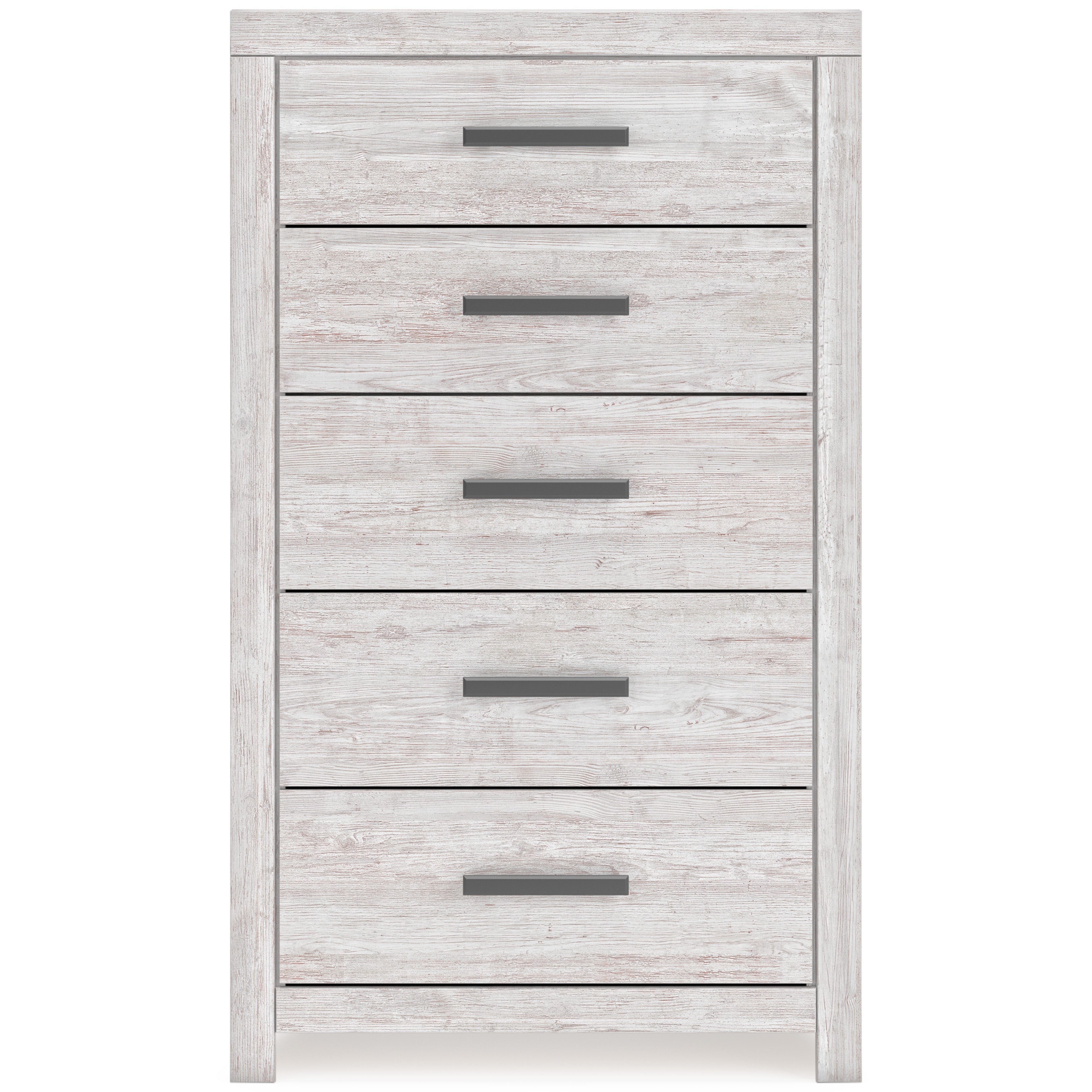Cayboni Whitewash Full Panel Bedroom Set