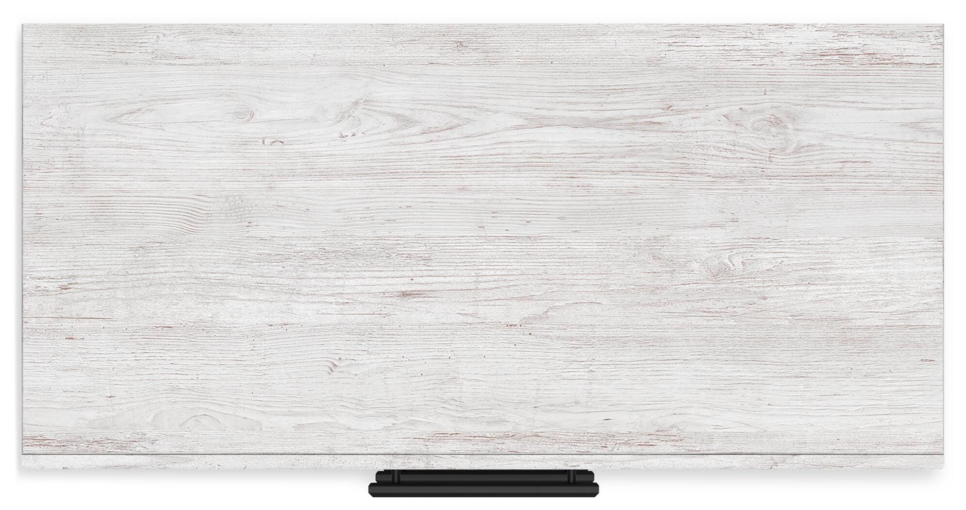Cayboni Whitewash King Panel Bed, Dresser, Mirror and Chest