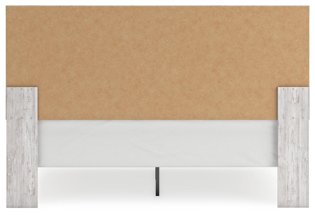 Cayboni Whitewash King Panel Bedroom Set