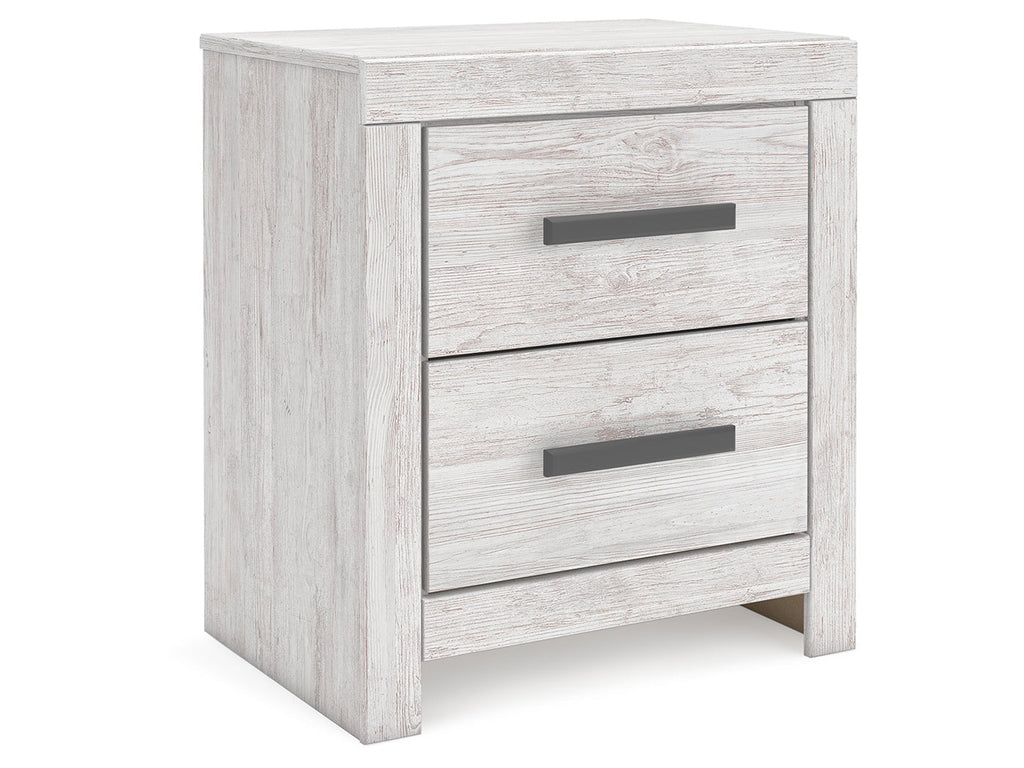 Cayboni Whitewash Nightstand