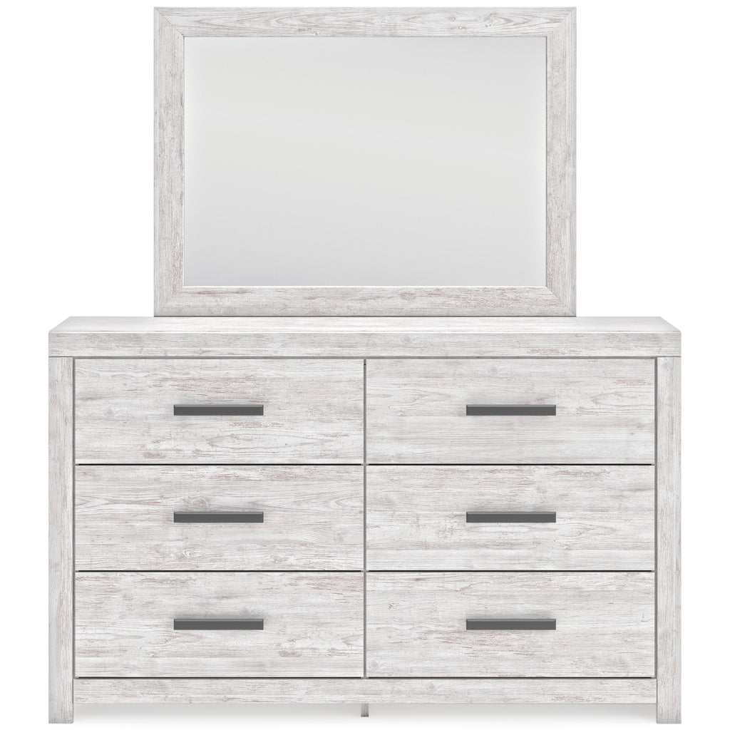 Cayboni Whitewash Twin Panel Bedroom Set
