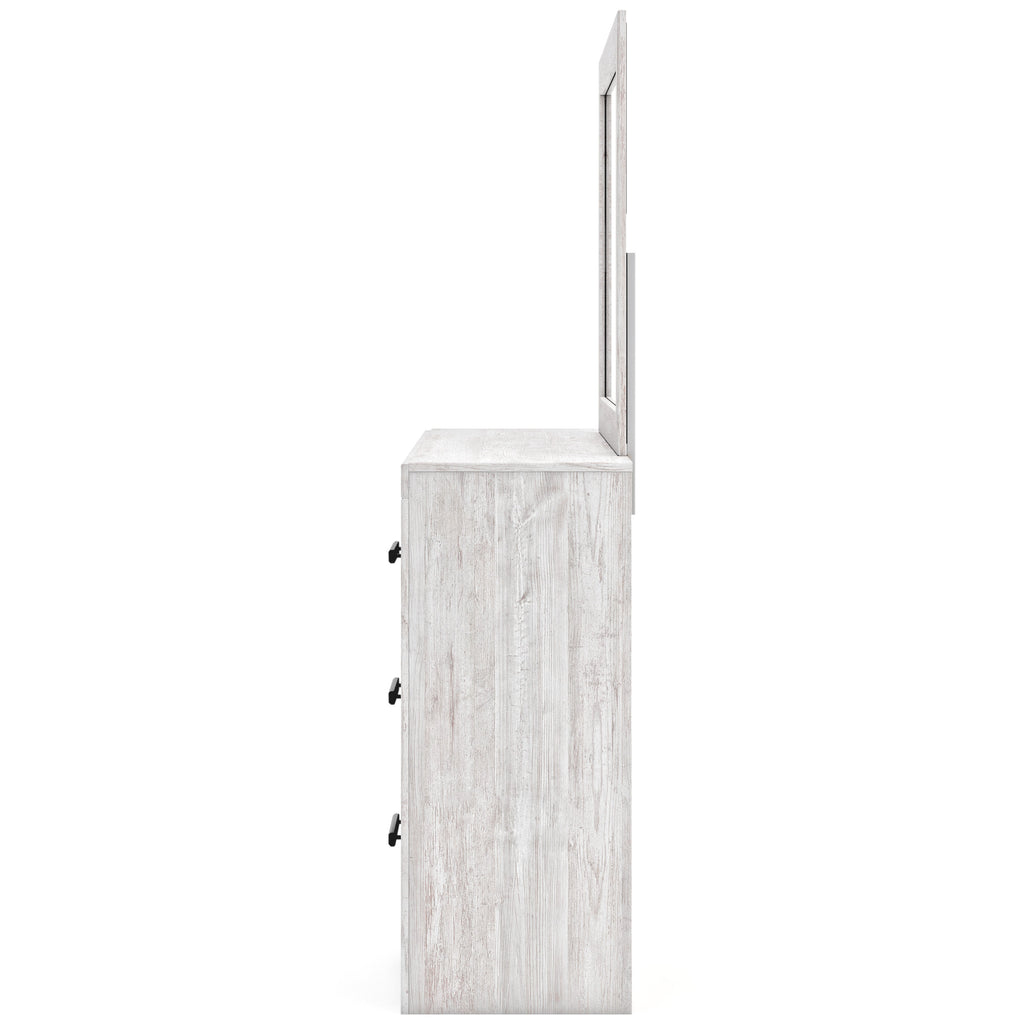 Cayboni Whitewash Twin Panel Bedroom Set