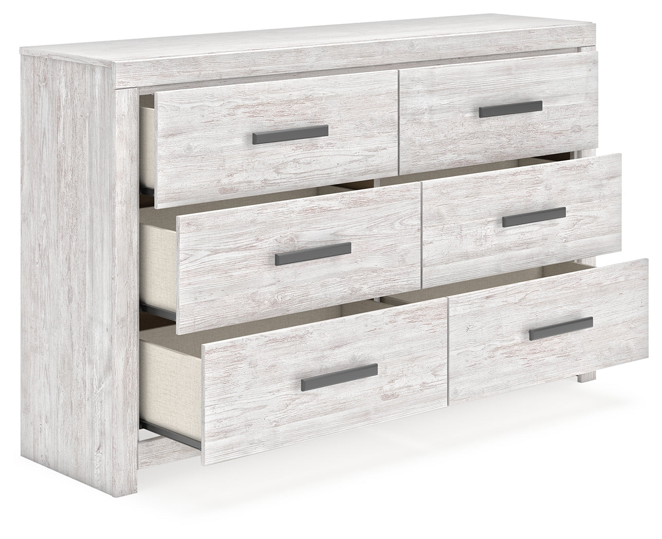 Cayboni Whitewash Twin Panel Bedroom Set