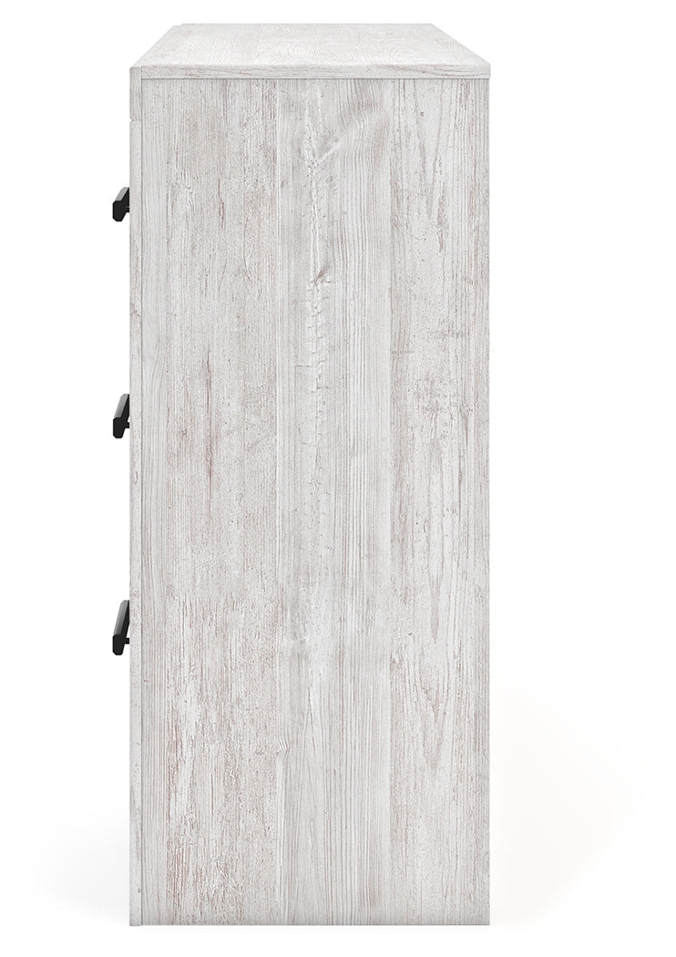Cayboni Whitewash Twin Panel Bedroom Set