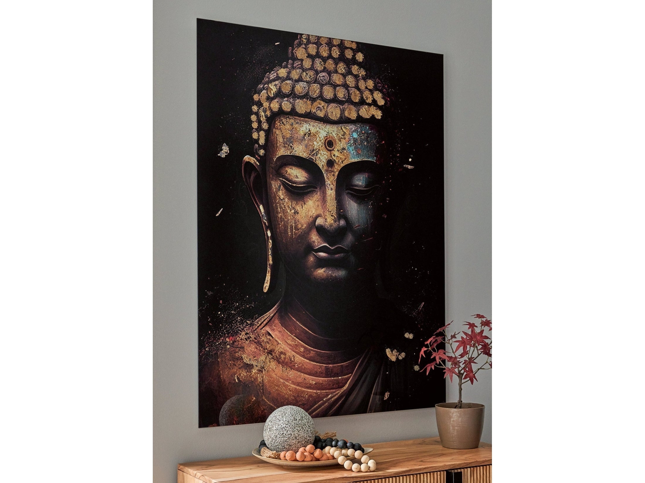 Caymoore Black/Gold Finish Wall Art