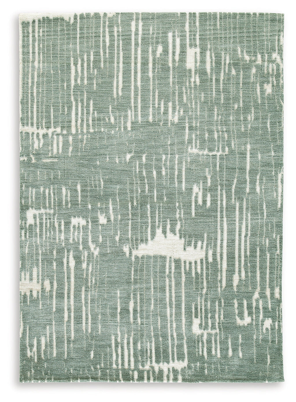Cayworth Teal/White 5' x 7' Rug