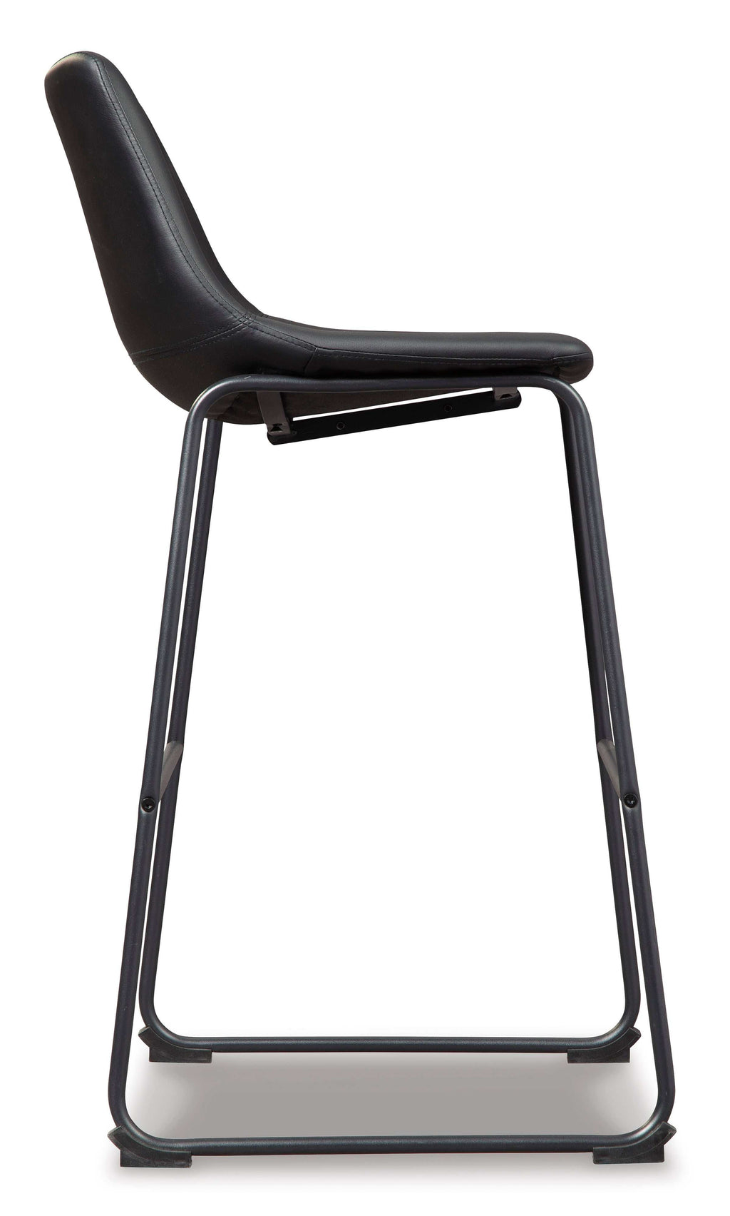 Centiar Black Pub Height Bar Stool (Set of 2)