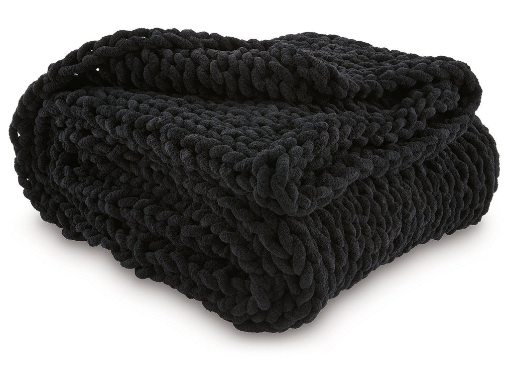 Chaddon Black Throw