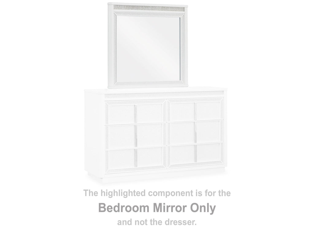Chalanna White Bedroom Mirror