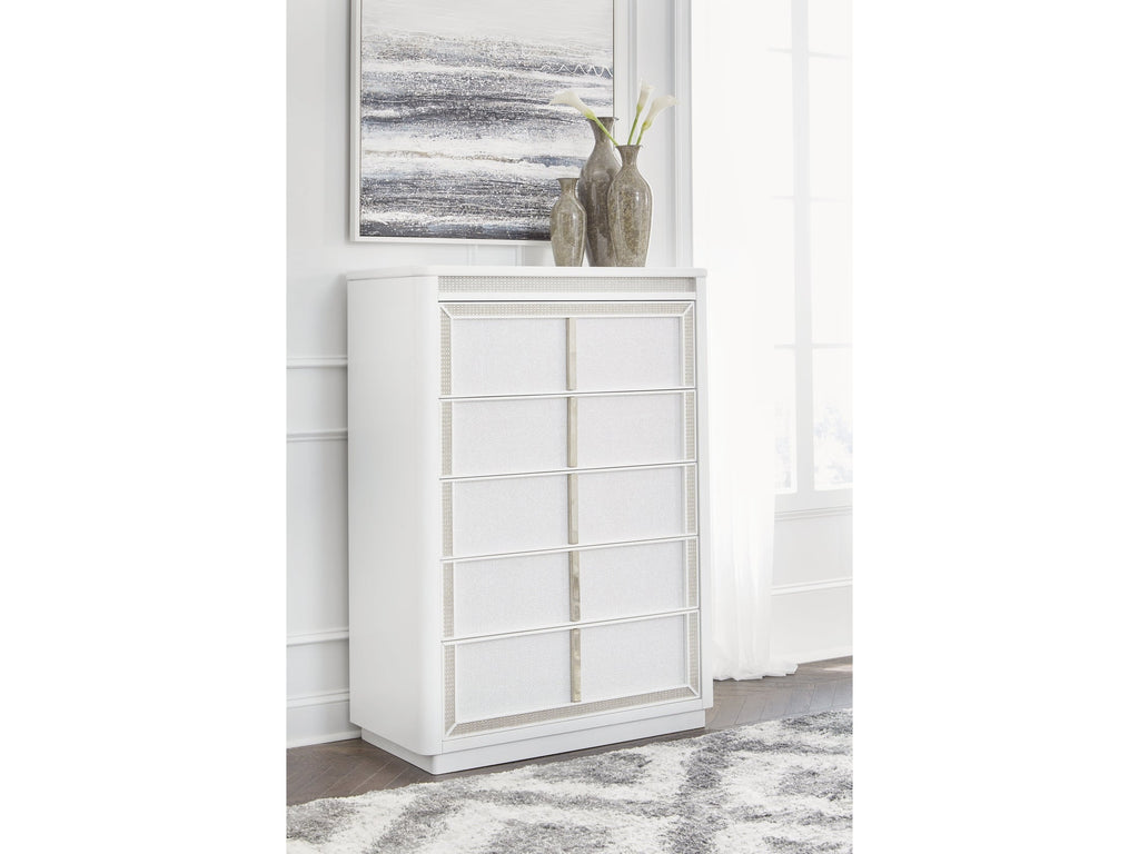 Chalanna White Chest of Drawers