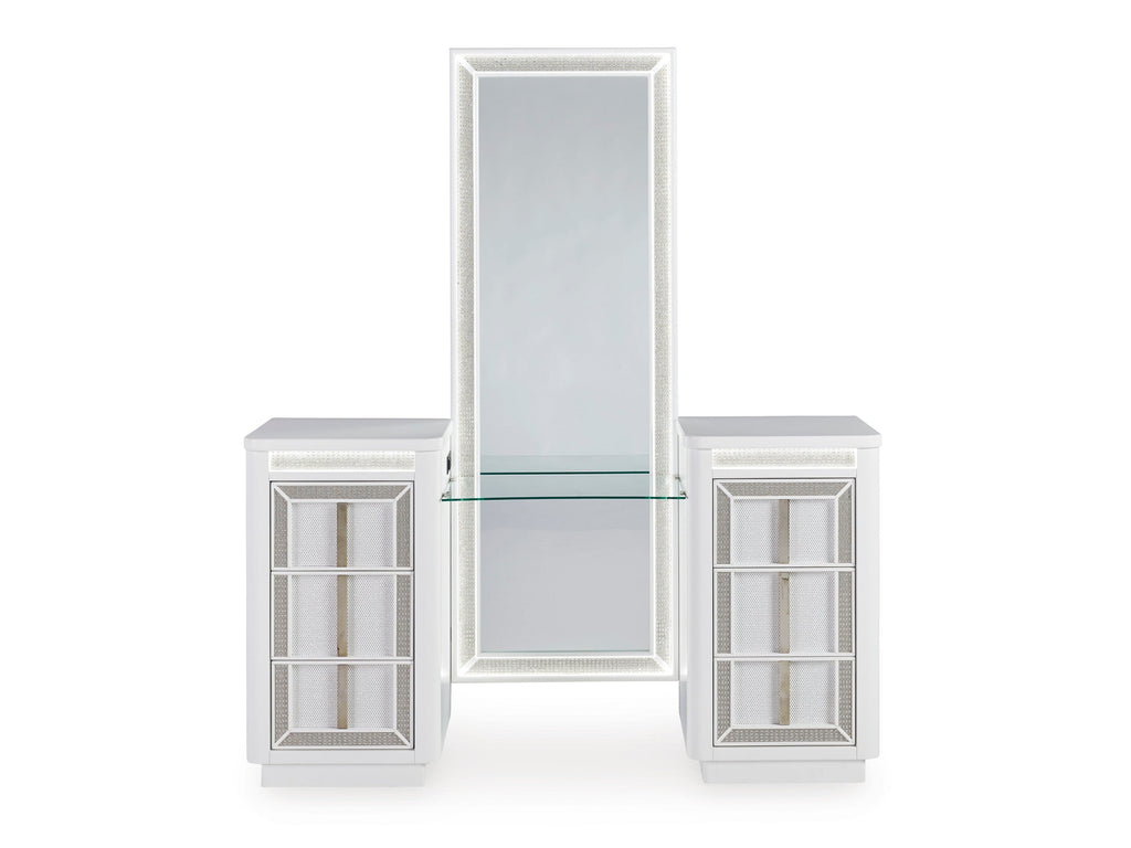 Chalanna White Vanity with Mirror