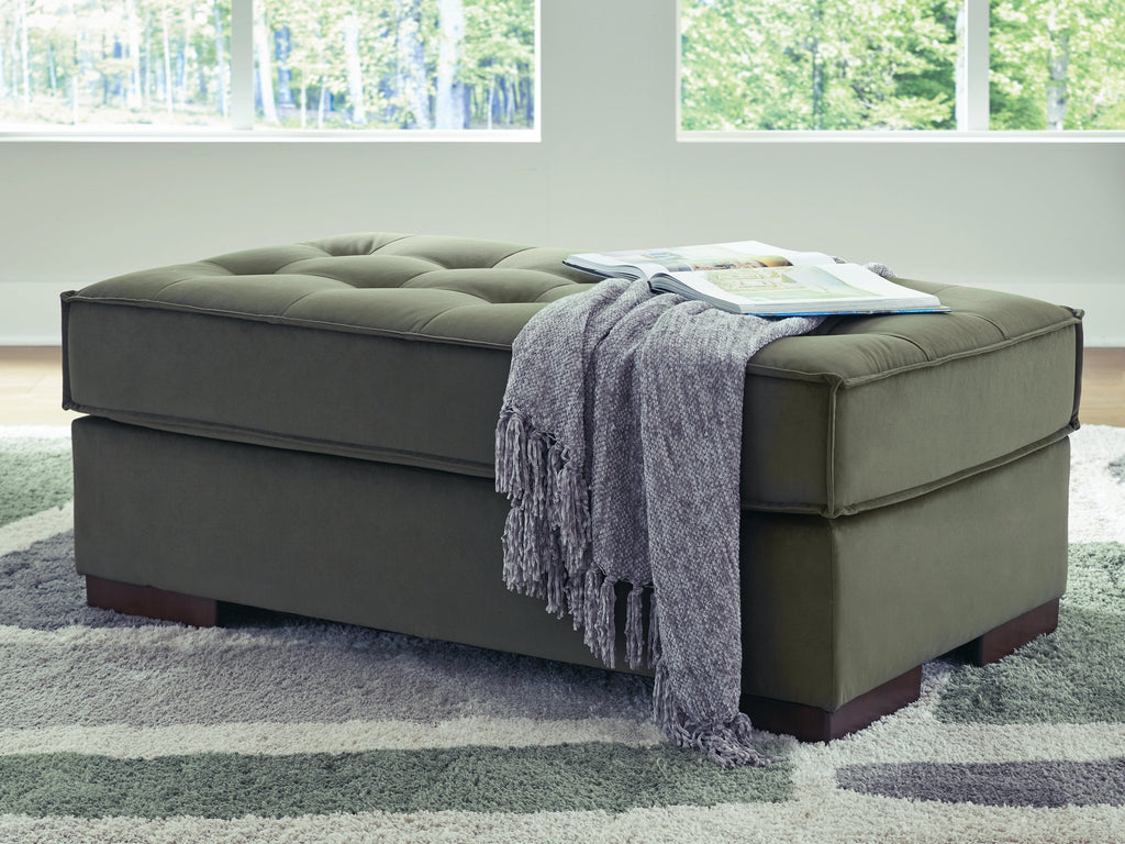 Chalcombe Olive Oversized Accent Ottoman