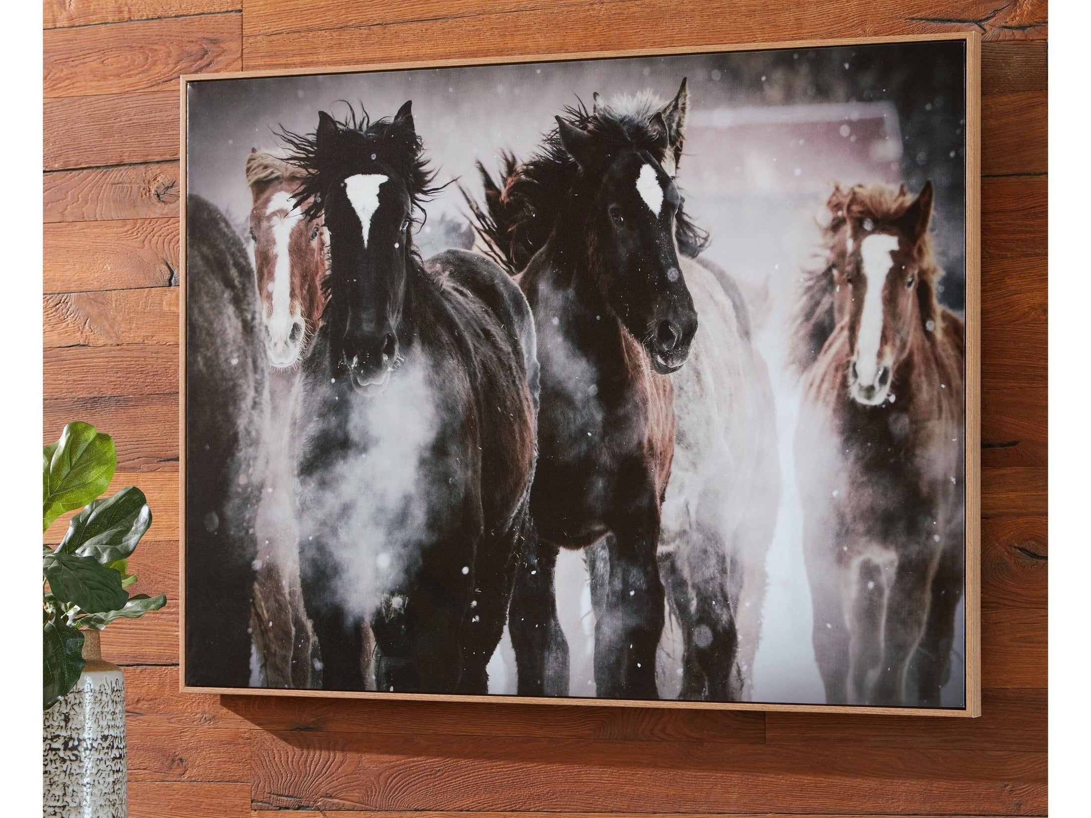 Chaseburn Brown/Black/White Wall Art