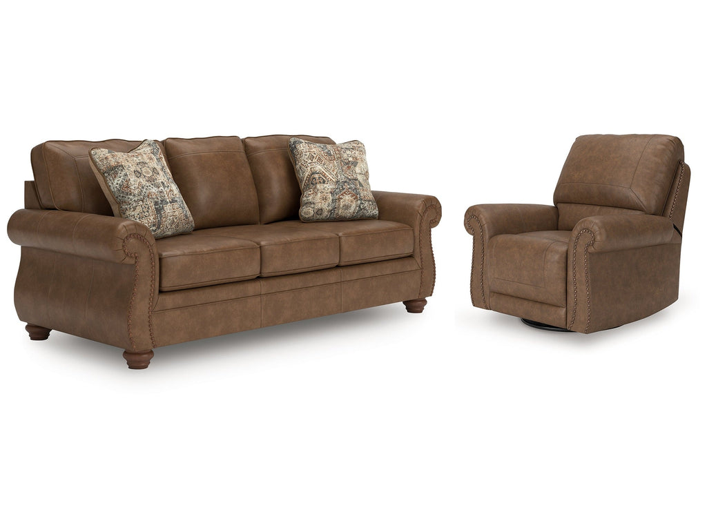 Chasemore Earth Sofa and Recliner