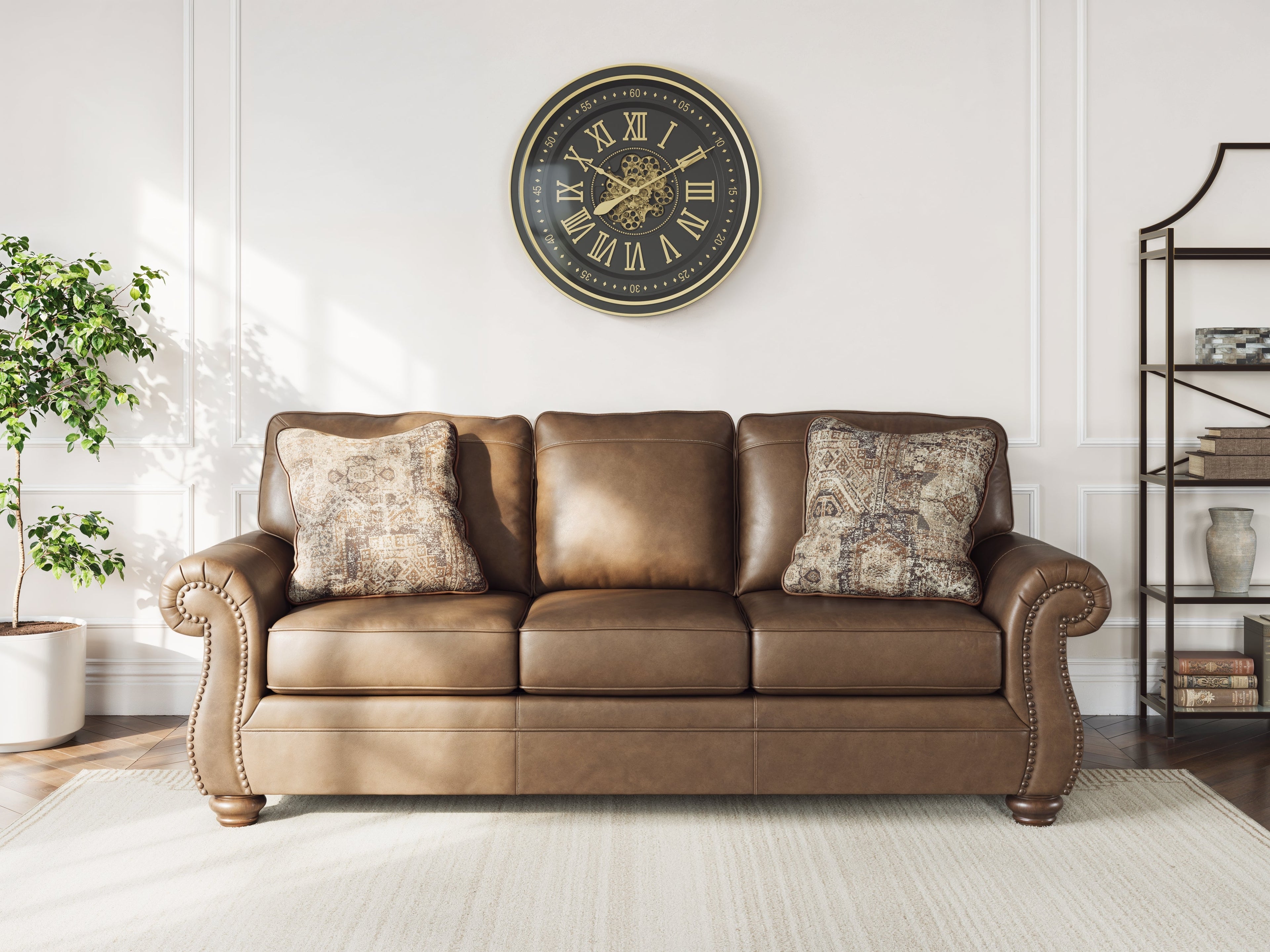 Chasemore Earth Sofa and Recliner