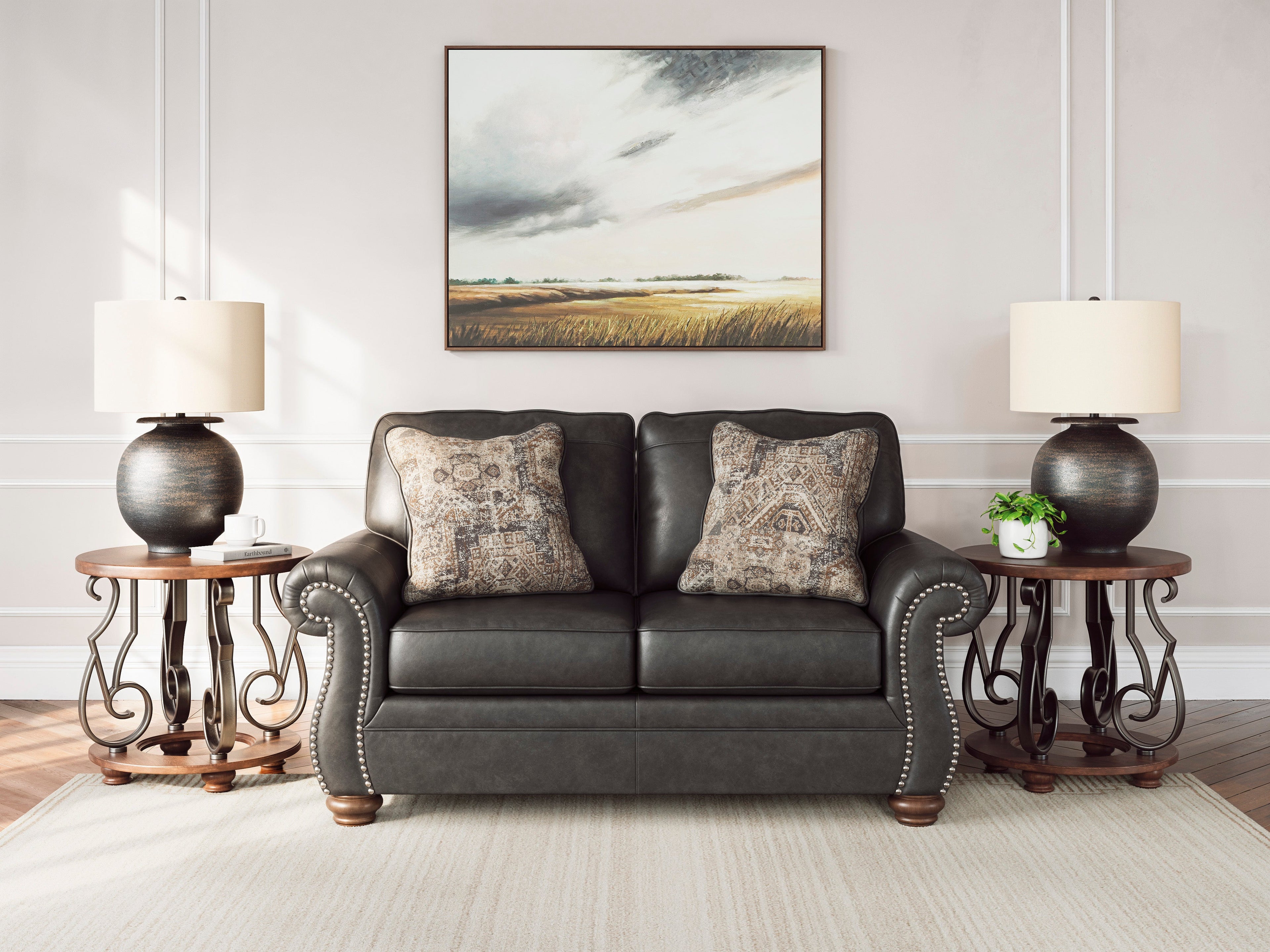 Shadsburne Granite Loveseat