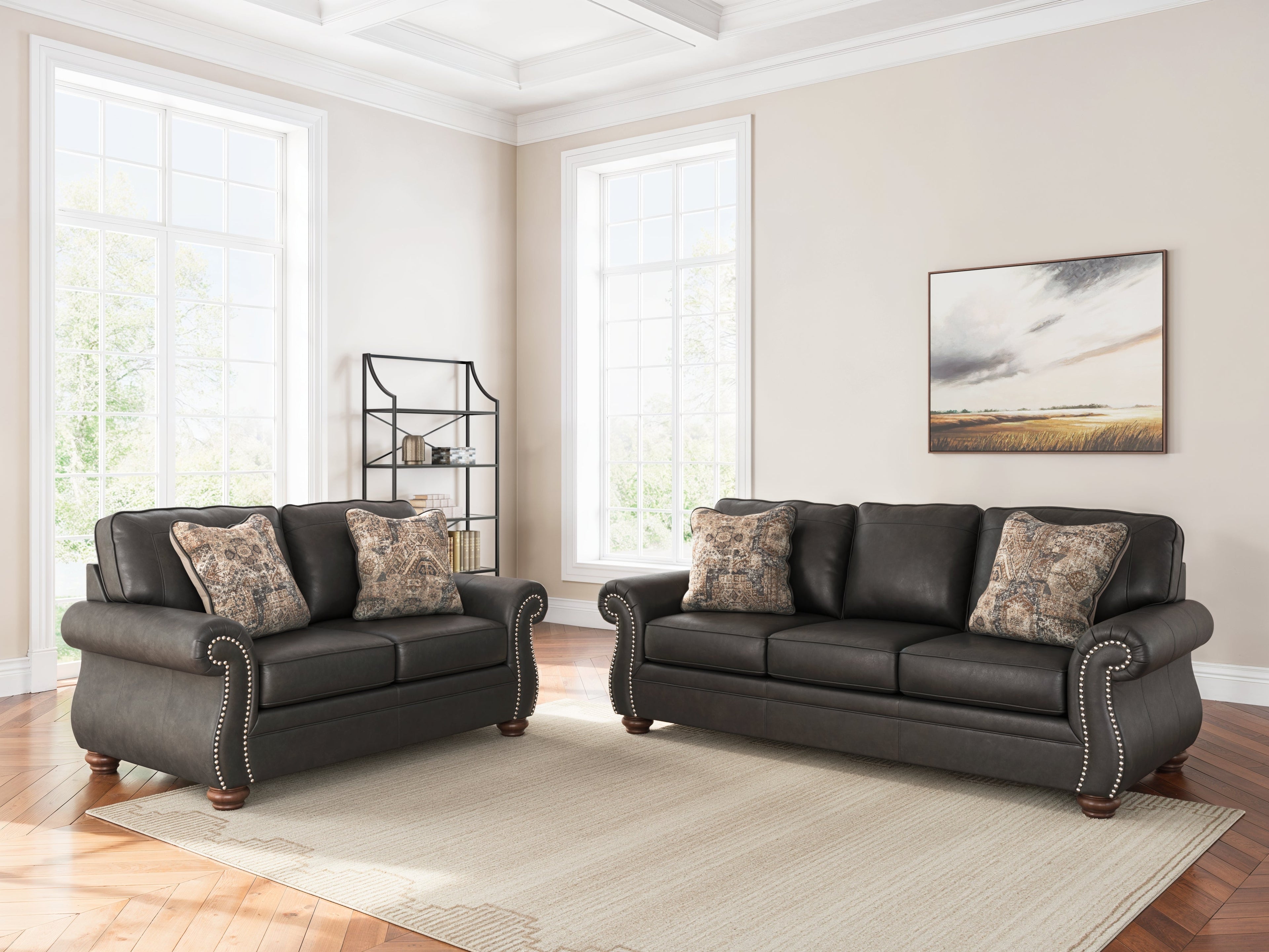 Chasemore Granite Sofa and Loveseat