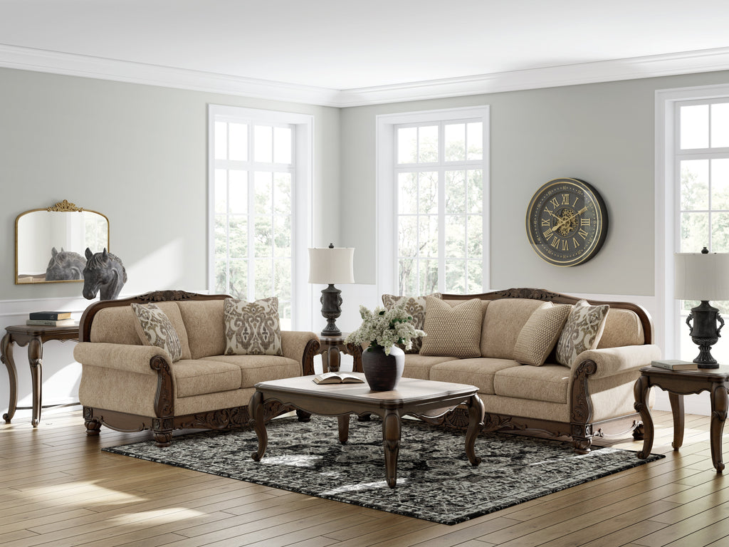 Chelsworth Golden Sofa and Loveseat