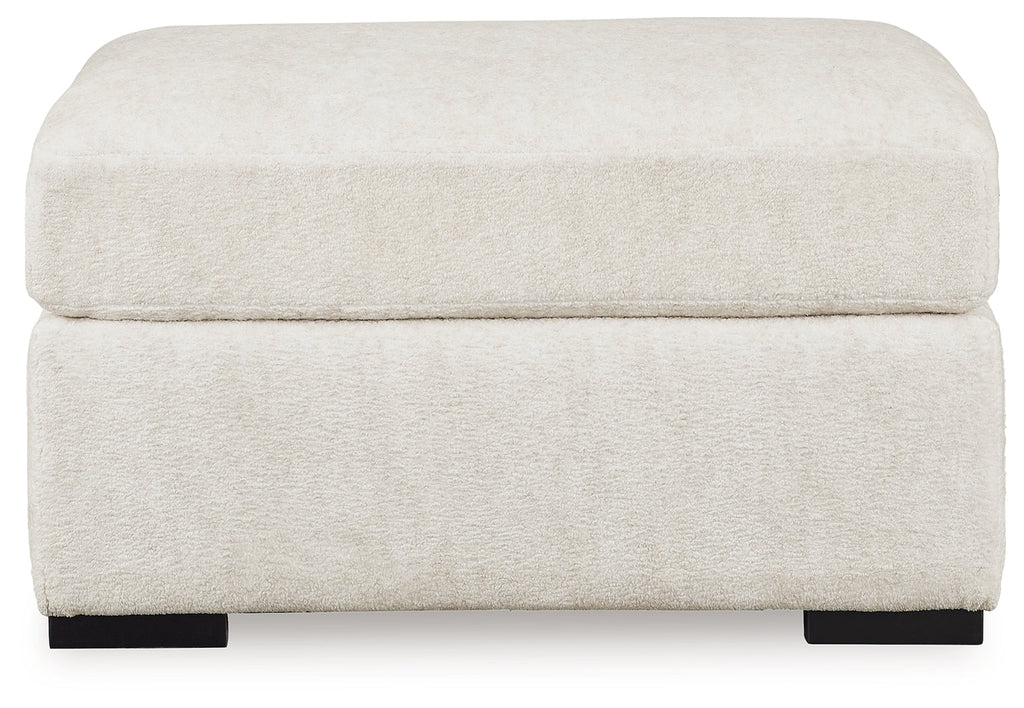 Chessington Ivory 2-Piece Sectional and Ottoman