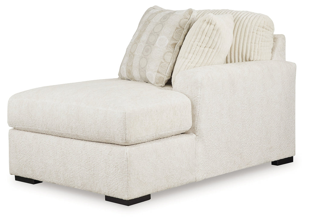 Chessington Ivory 2-Piece Sectional and Ottoman