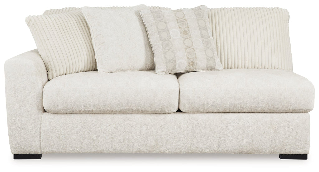 Chessington Ivory 2-Piece Sectional and Ottoman