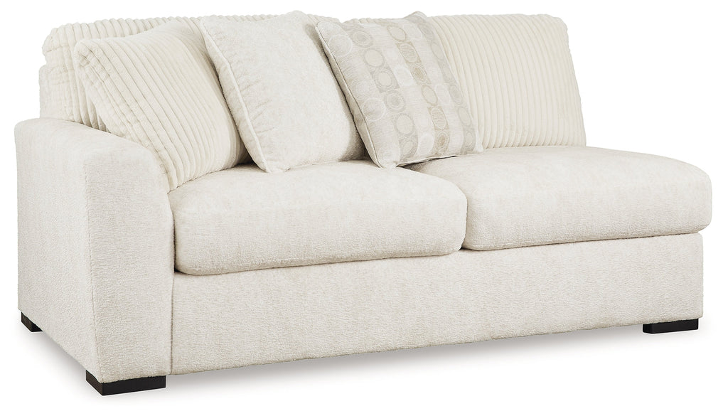 Chessington Ivory 2-Piece Sectional and Ottoman