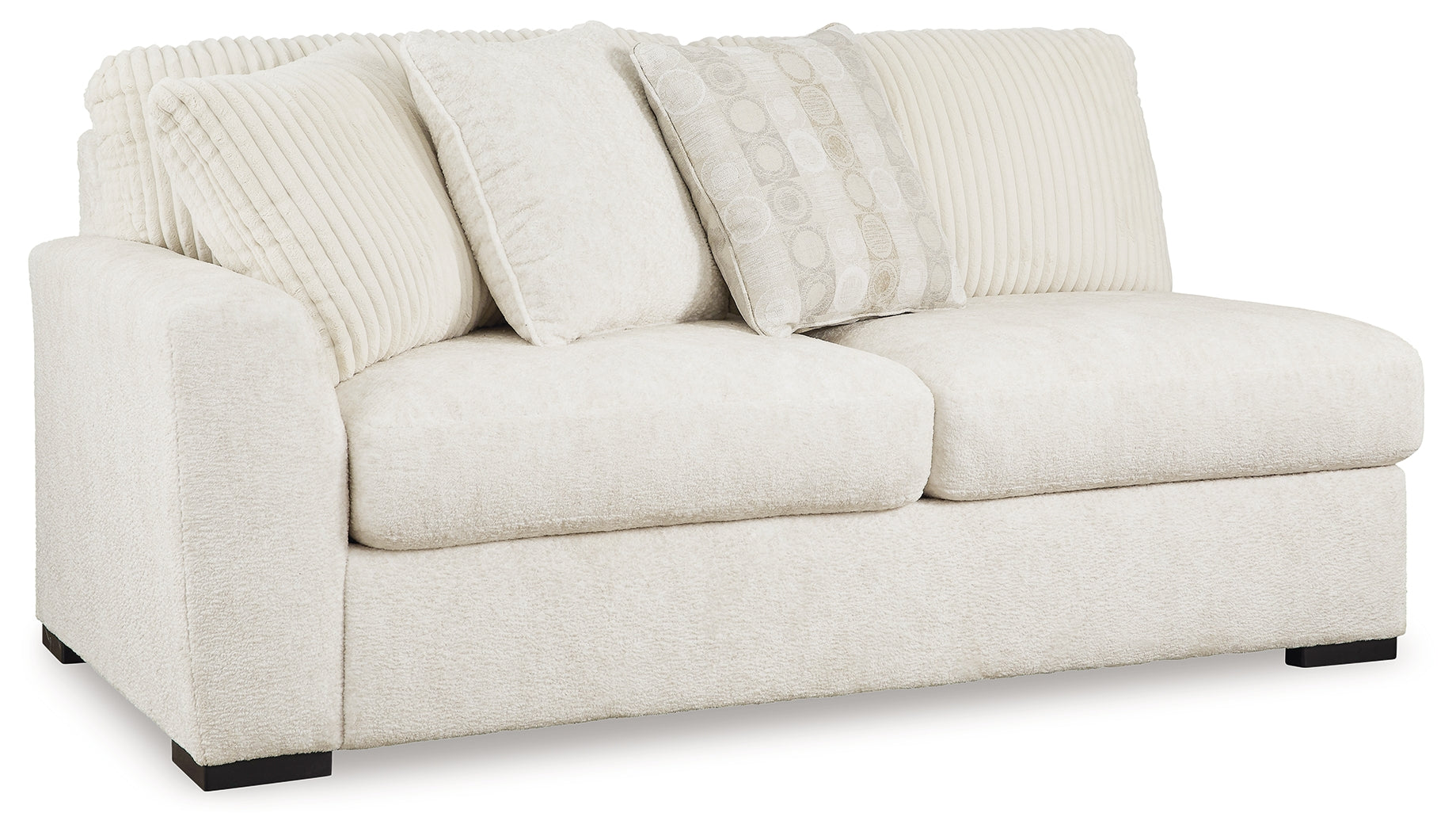 Chessington Ivory 2-Piece Sectional and Ottoman