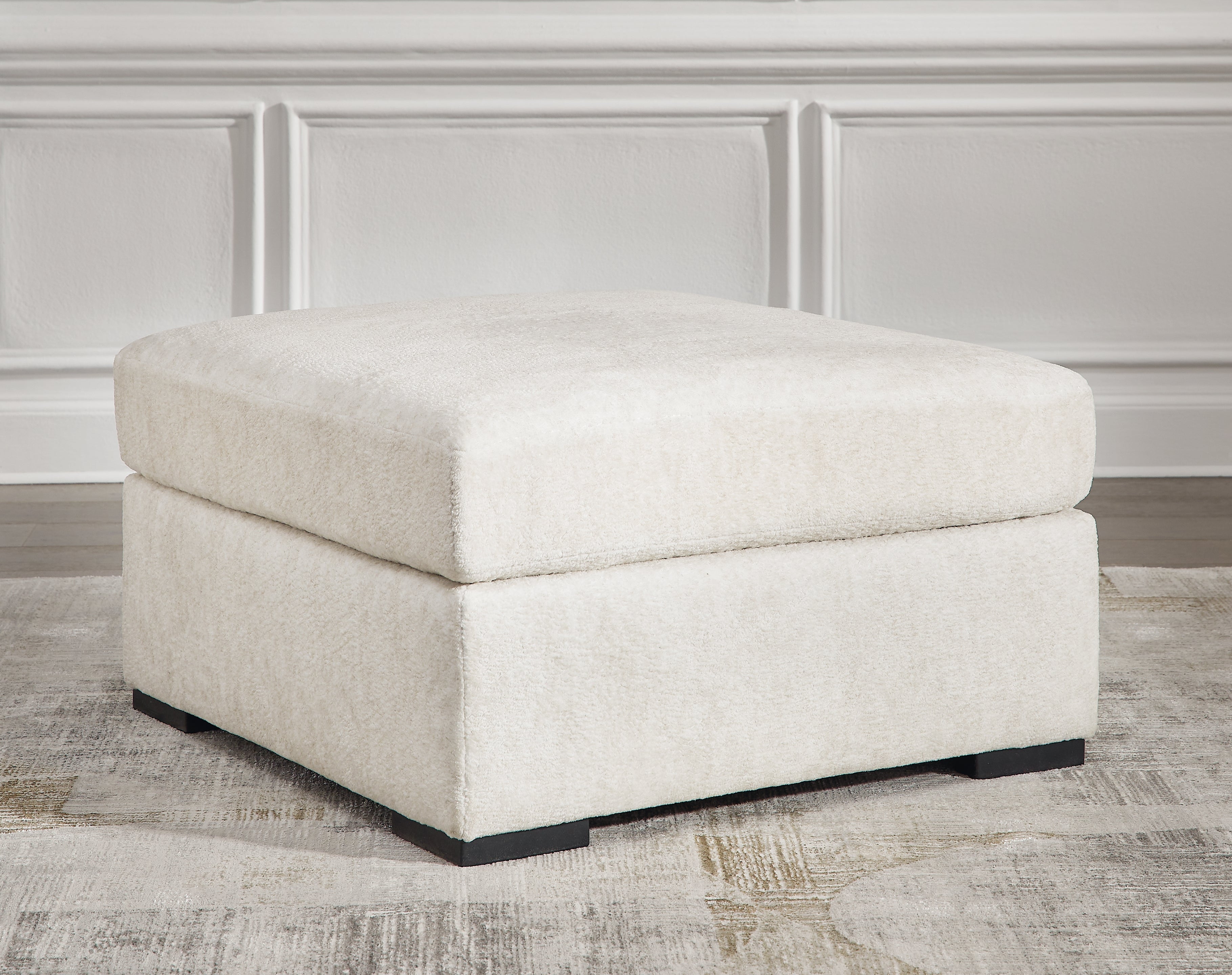 Chessington Ivory 2-Piece Sectional and Ottoman