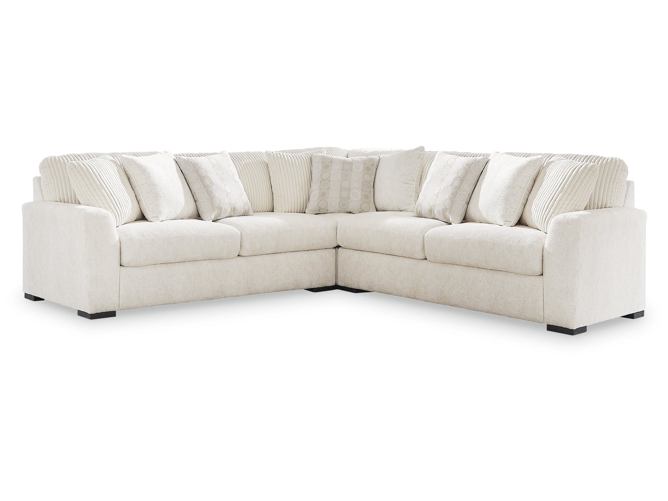 Chessington Ivory 3-Piece Sectional